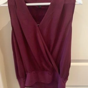 banana republic wrap top